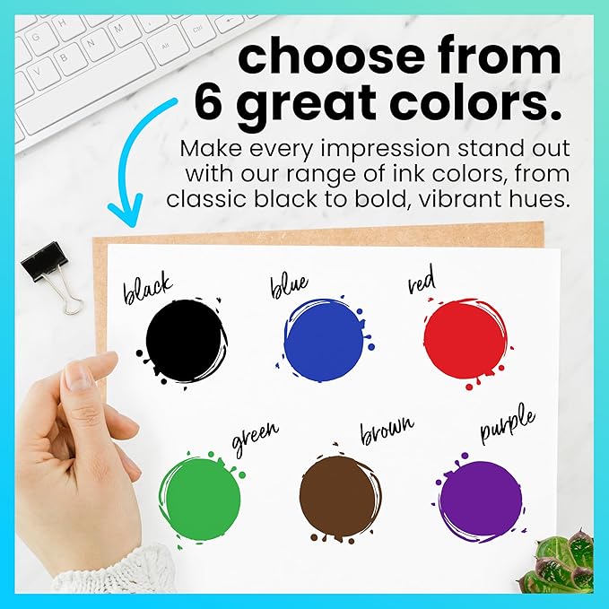 ExcelMark Premium Self-Inking Stamp Refill Ink - 1 oz. (Black)