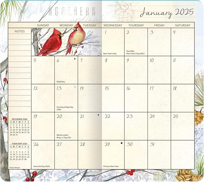 Lang Companies, Field Guide 2025 2 Year Pocket Planner by Susan Winget