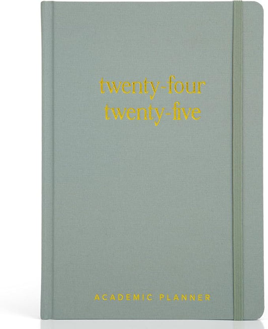 Beautiful 2024-2025 Academic Planner - A 6.7" x 9.7" Daily Planner for Women or Men with Weekly & Monthly Spreads For The 24-25 School Year - Runs From July 2024 - June 2025