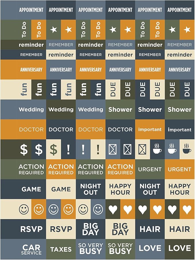 TF PUBLISHING 2025 Big Wave Medium Weekly Monthly Planner Case of 32 - Goals & Task Trackers - Planner Monthly and Weekly with Organizer Stickers - 12 Month Calendar Planner - 6.5" x 8"