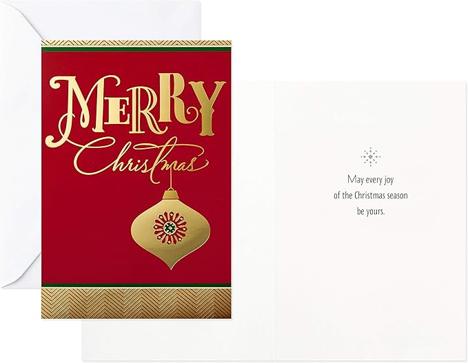 Image Arts Christmas Boxed Cards Assortment, Elegant Icons (4 Designs, 24 Cards with Envelopes)