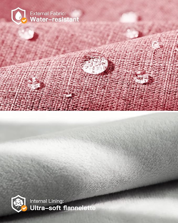 Inateck 360° Protection Laptop Bag with Accessory Bag, Compatible with 13-inch MacBook Air/Pro M3 M2 M1 2016-2024, Red