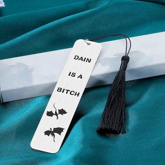 Funny Bookmark for Book Fans Merch Merchandise Bookmark Gifts Dragon Bookmark Gift for Women Men Friend Book Lover Bookish Bookworm Book Nerd Book Club Gift Idea Birthday