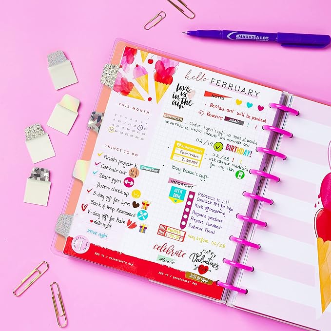 Avery Ultra Tabs Luxe Collection, 1" x 1.5" Mini Tabs, Holographic Iridescent Designs, 32 Repositionable Page Tabs (74178)