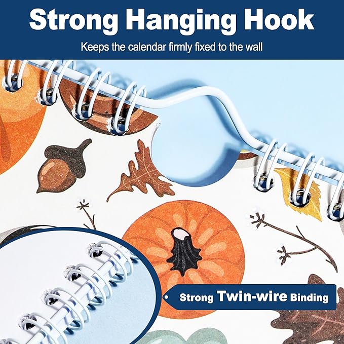 SUNEE 2025 Wall Calendar Extra Large 17"x27" with Lines, 21 Month Calendar from Now to June 2026, Vertical Large Monthly Calendar 2025-2026 for Wall, Seasons Color