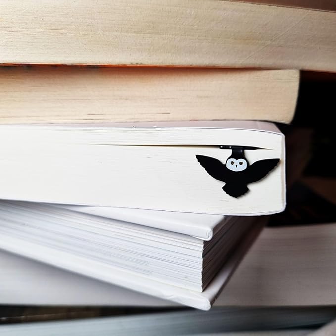 Owl Bookmark Wizard Bookmark Metal Bookmark Witch Magic Beautiful Bookmark for Girls, Boys, Kids, Book Club Gift for Teacher Gift Gifts Bookish Gifts for Book Lovers (Owl)