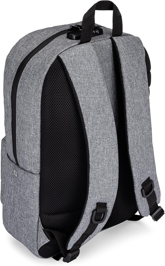 Legend Laptop Backpack with Anti Theft Combination Lock Weather Resistant (Gray)