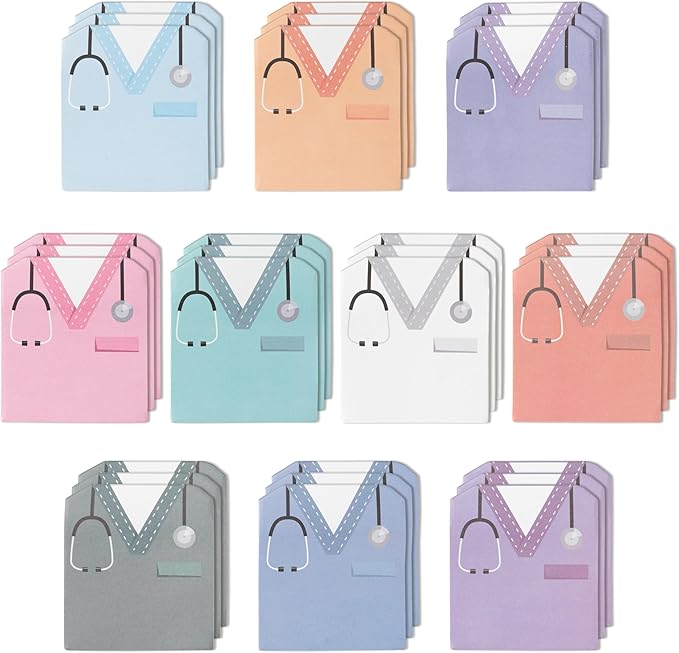 ANGOLIO 30Pcs Nurse Gift Sticky Notes Nurse Costume Themed Sticky Notes Nurse Appreciation Gifts Student Essentials Fun Cute Memo Pads for Nurses Doctor Hospital Gift