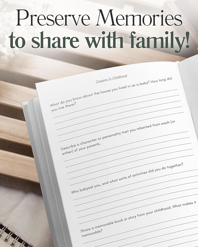 Great Grandma's Life Story Journal (Hardcover): A Meaningful Keepsake for Great Grandma to Share Her Journey & Memories, Book Includes 250+ Prompts, Great Gifts for Mother's Day, Birthday & Christmas