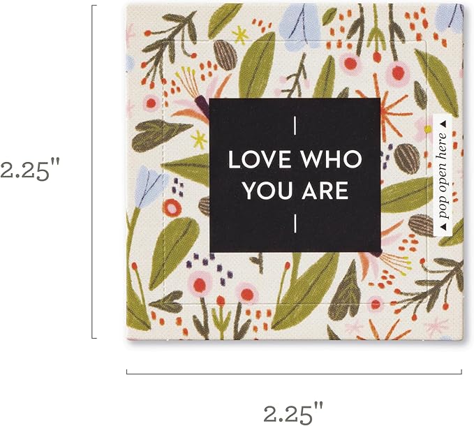 Compendium ThoughtFulls Pop-Open Cards – Love Who You Are – 30 Pop-Open Cards, Each with a Different Inspiring Message Inside