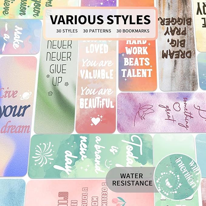 Bookmarks, 30 PCS Bookmark, Bookmarks for Women Men Kids, Book Markers for Reading, Bookmarks for Book Lovers, Cute Bookmarks, Book Marks, Book Markers, Bookmarks Bulk, Book Mark, Paper Bookmarks