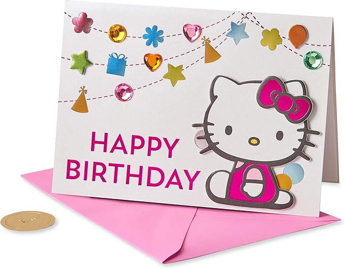 Papyrus Hello Kitty Birthday Card for Girl (Extra-Special Day)