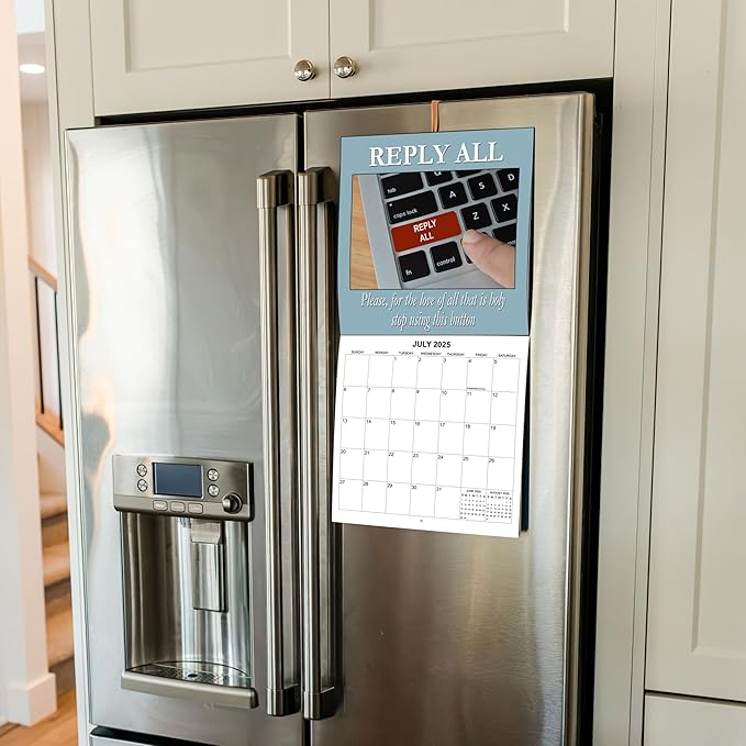 2025 Demotivational Calendar - The Disgruntled Employee's Guide to the Daily Grind Monthly Wall Calendar | 12 x 24 | Funny Work Calendar 2025