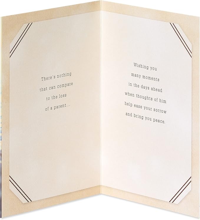 American Greetings Sympathy Card for Loss of Father (Nothing Can Compare)