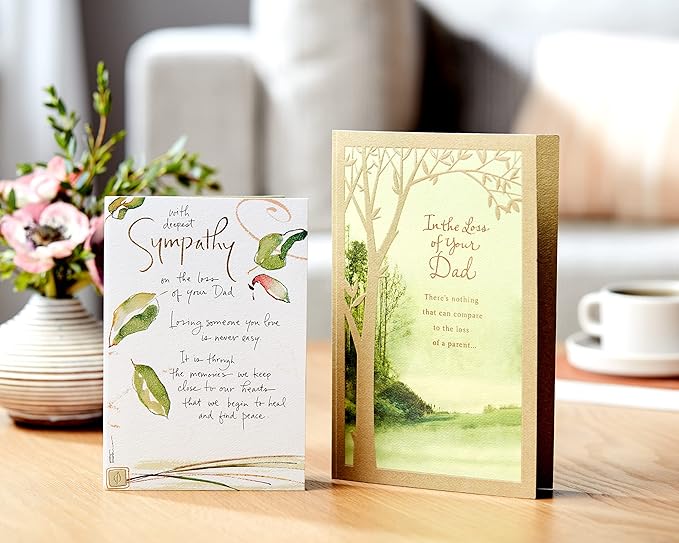 American Greetings Sympathy Card for Loss of Father (Trees)