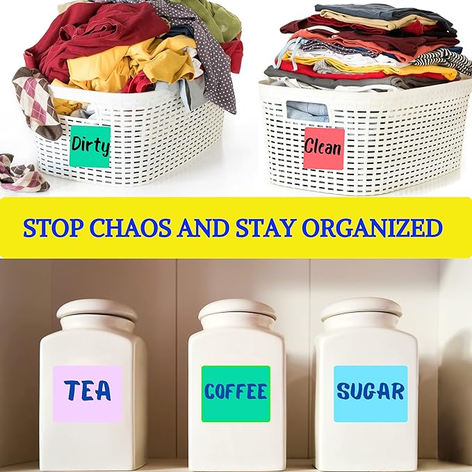 Reusable Dry Erase Sticky Notes - 6 Pack of 4″x4″ Whiteboard Stickers for Lists, Labels, Reminders & Decals - Adheres to Most Surfaces