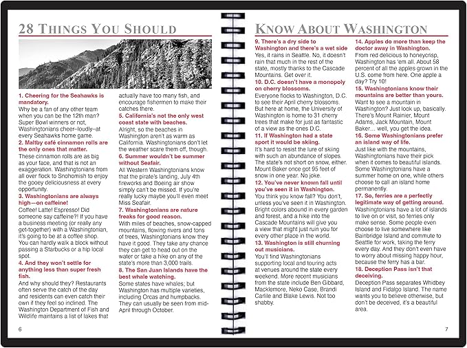2025 Datebook & City Themed Planner – Resource Guide with Daily, Weekly & Monthly Views – 3-Year Reference Calendar - Multi-Purpose Travel Notebook Guide & Adventure Diary (Washington '25 (with Photos))