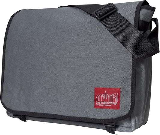 Manhattan Portage Deluxe Computer Bag (LG) with Adjustable Strap Water Resistant 1000D Cordura for Work College Travel