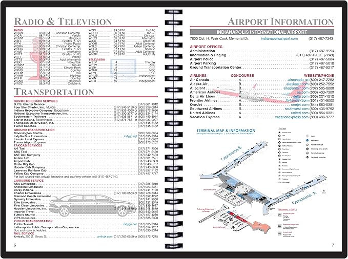 2025 Datebook & City Themed Planner – Resource Guide with Daily, Weekly & Monthly Views – 3-Year Reference Calendar - Multi-Purpose Travel Notebook Guide & Adventure Diary (Indianapolis '25)