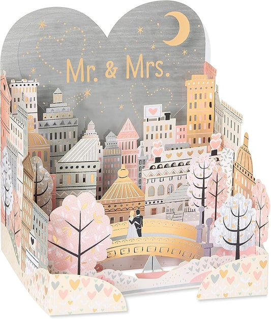 American Greetings Pop Up Wedding Card (Happily Ever After)