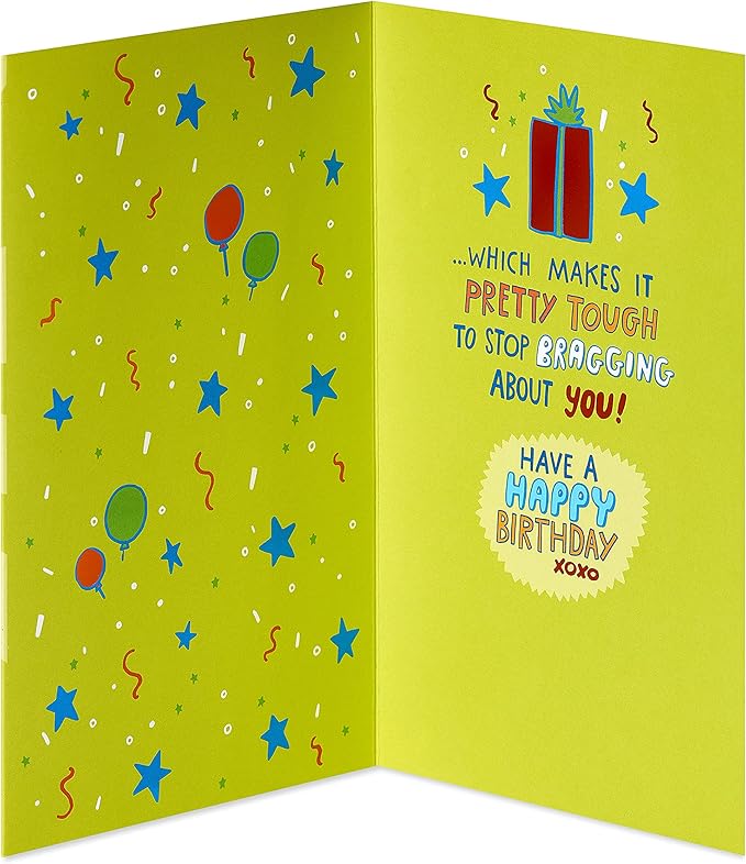 American Greetings Birthday Card for Grandson (Bragging About You)