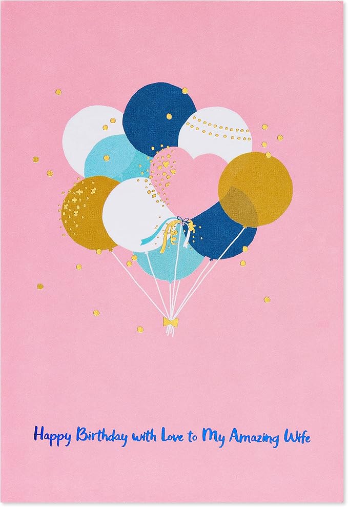 American Greetings Birthday Card for Wife (You Make the World a Magical Place)