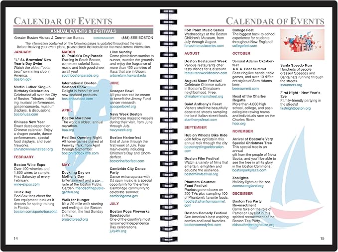 2025 Datebook & City Themed Planner – Resource Guide with Daily, Weekly & Monthly Views – 3-Year Reference Calendar - Multi-Purpose Travel Notebook Guide & Adventure Diary (Boston '25)