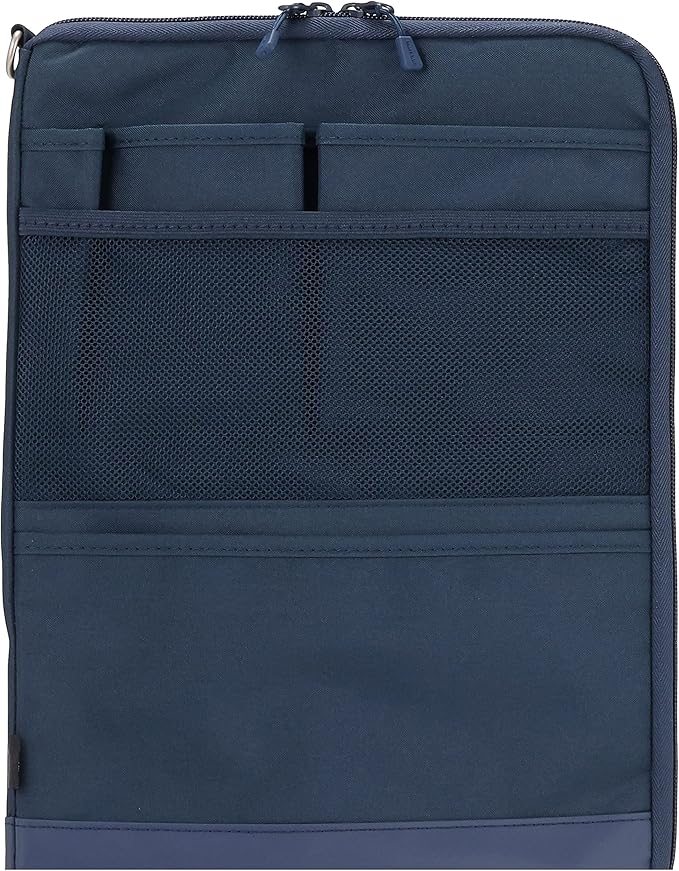 LIHITLAB Laptop Sleeve, Water & Stain Repellent, Vertical for Backpack, 13.4" x 9.8", Navy (A7683-11)