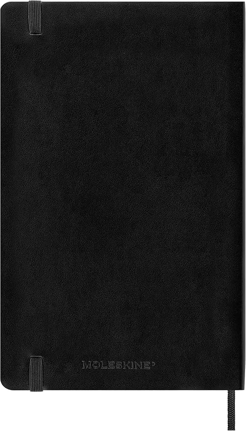 Moleskine Classic 18 Month 2023-2024 Daily Planner, Soft Cover, Large (5" x 8.25"), Black