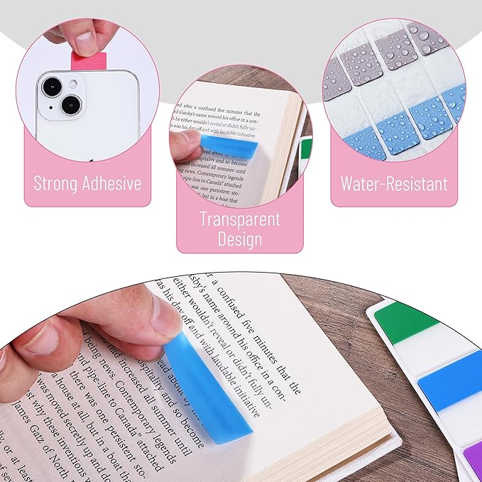 Mr. Pen- Sticky Index Tabs, 360 Pcs, Colorful Sticky Tabs for Notebooks, Page Markers, Page Tabs for Binders, Page Tabs Sticky Tabs for Books, Notebook Tabs, Book Sticky Tabs for Notebooks