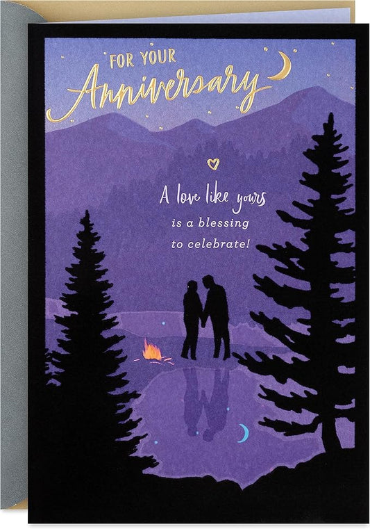 Hallmark DaySpring Religious Anniversary Card for Couple (Love Like Yours)