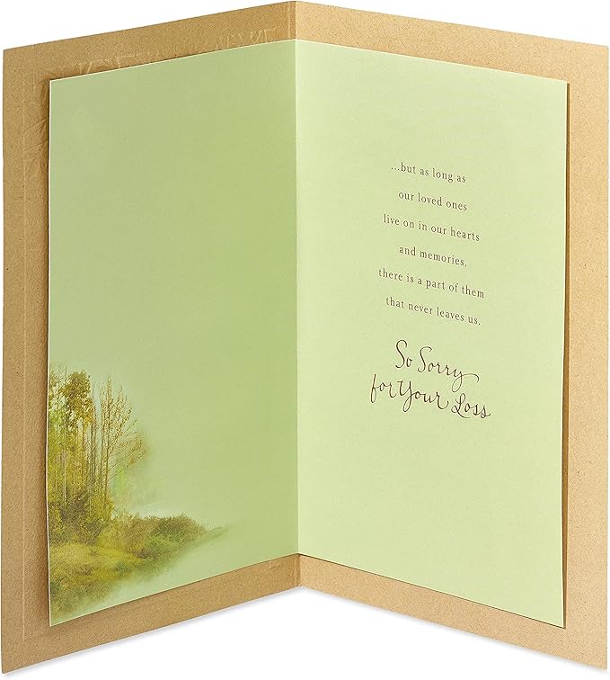 American Greetings Sympathy Card for Loss of Father (Trees)