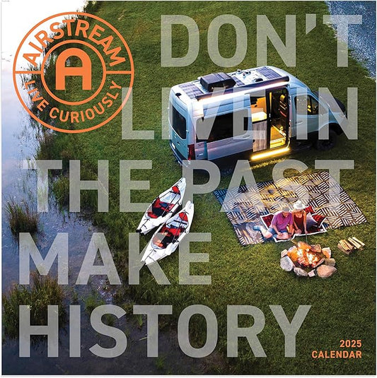 TF PUBLISHING 2025 Airstream Mini Calendar | Large Grids for Appointments and Scheduling | Vertical Monthly Wall Calendar 2025 | Home and Office Organization | Premium Matte Paper | 7"x7"