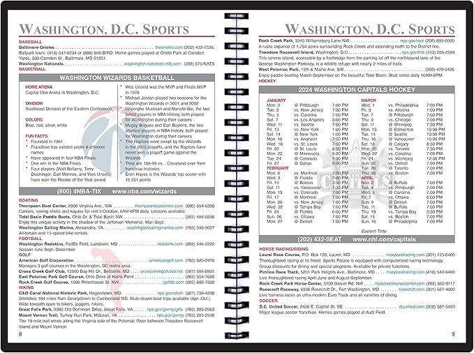 2025 Datebook & City Themed Planner – Resource Guide with Daily, Weekly & Monthly Views – 3-Year Reference Calendar - Multi-Purpose Travel Notebook Guide & Adventure Diary (Washington D. C. 2025)