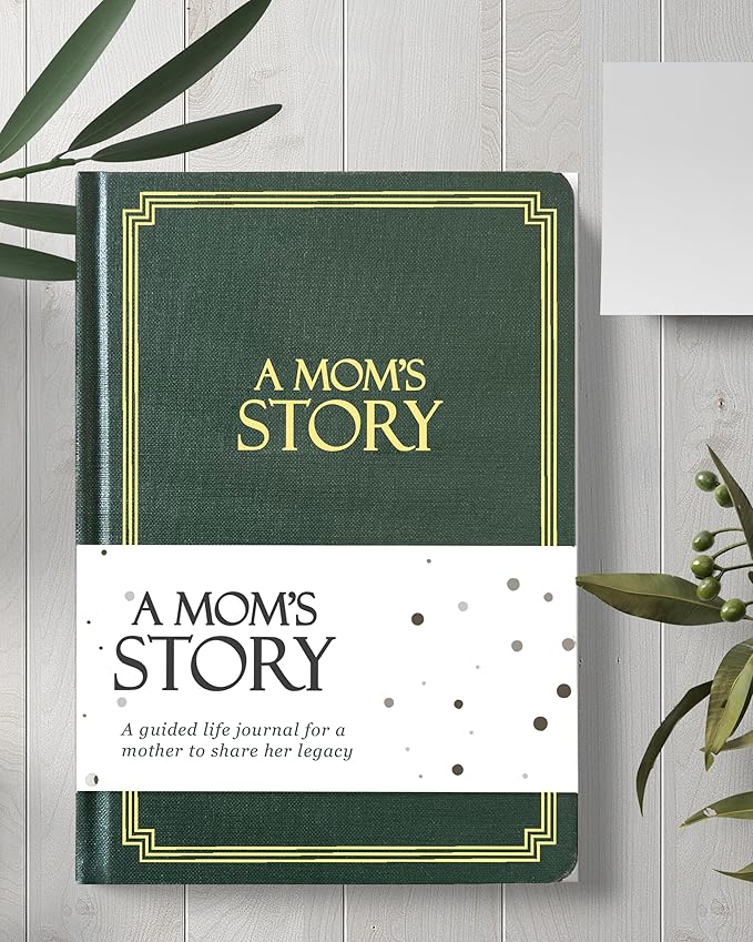 Mom's Life Story Journal (Hardcover): A Meaningful Keepsake for Mom to Share Her Journey and Memories, Book Includes 250+ Prompt Questions, Sentimental Gifts for Mother's Day, Birthday & Christmas