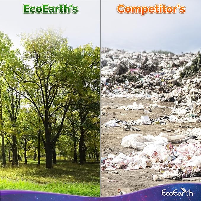 EcoEarth - Biodegradable 11x17 Inch (Open) 12-Month Vertical Hanging Wall Calendar - 2025 Monthly Calendar - Space