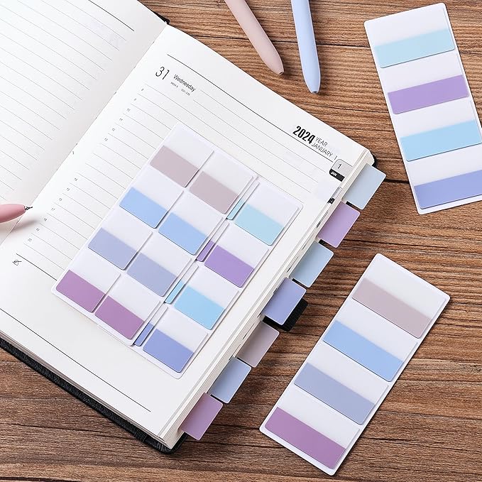 Mr. Pen- Sticky Index Tabs, 360 Pcs, Pastel Sticky Tabs for Notebooks, Page Markers, Page Tabs for Binders, Page Tabs Sticky Tabs for Books, Notebook Tabs, Book Sticky Tabs for Notebooks