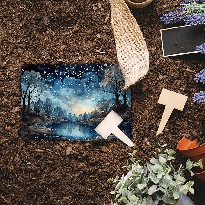 Blank Cards with Envelopes All Occasion,Watercolor Starry Night Sky Design Blank Greeting Cards 4x6,20Pack -Blank Greeting Cards,Note Cards with Matching Peel-and-Seal Rustic Envelopes