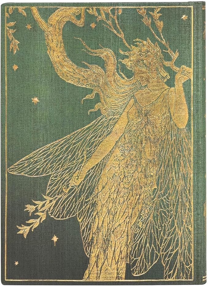 Olive Fairy Midi Lined Hardcover Journal, 144pg, 120GSM by Paperblanks (Lang's Fairy Books)