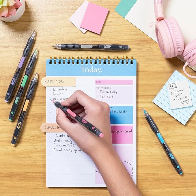 BIC Break Resistant Mechanical Pencil Lead and Eraser Refills, No. 2 Medium Point (0.7mm), 12-Count Refill Pack for School or Office Supplies