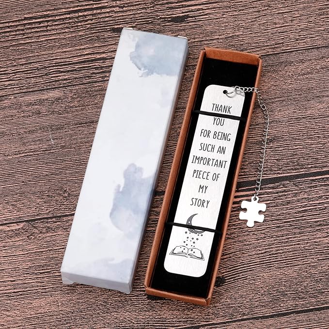 Thank You Gifts for Women Men Bookmarks for Book Lovers Employee Appreciation Gifts for Coworkers Boss Male Teacher Gifts Valentine Christmas Metal Bookmark Gifts for Readers Retired Office Bulk Gifts
