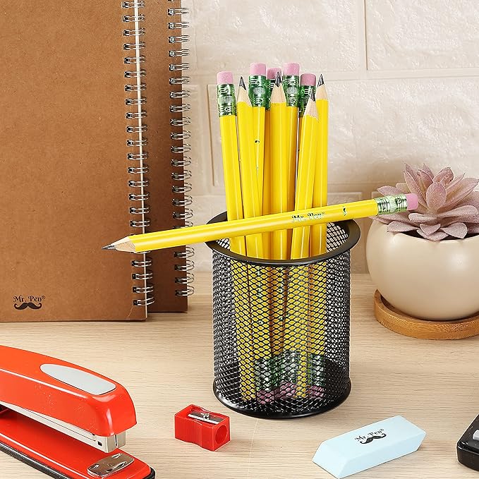 Mr. Pen- Jumbo Pencils, 10 Pencils and 1 Sharpener, Big Pencil, Fat Pencils, Jumbo Pencils for Preschoolers, Fat Pencils for Kindergarten, Thick Pencils, Big Pencils for Preschoolers, Large Pencil.