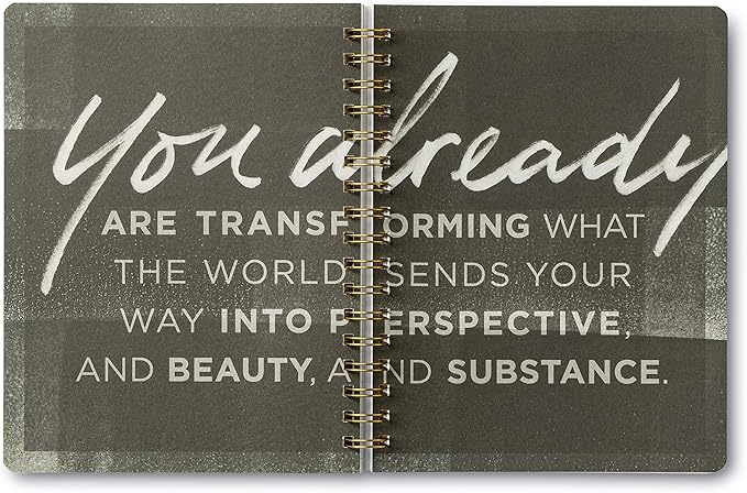 Compendium Spiral Notebook - You are here to do incredible things… — A Designer Spiral Notebook with 192 Lined Pages, College Ruled, 7.5”W x 9.25”H