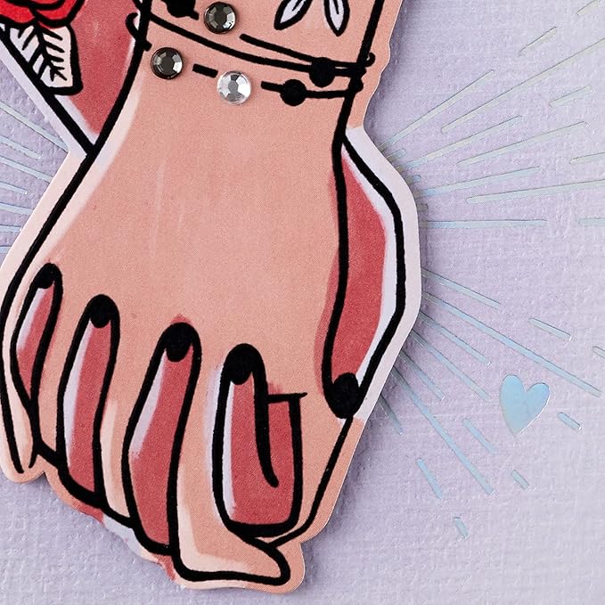 Hallmark Romantic Valentine's Day Card (Tattoos) for Anniversary, Love, Romantic Birthday, Sweetest Day