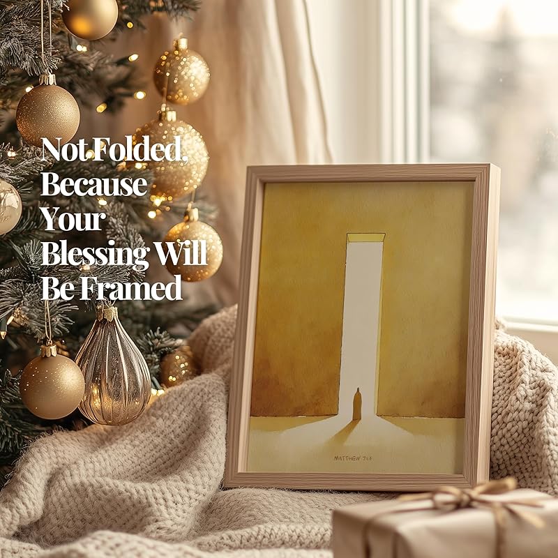 | Christian Greeting Cards Set of 6 with Envelopes | Blank Greeting Cards, Christian Gifts for Women, Scripture Cards Religious Gifts Christian Décor (5"x7" Inspirational Scripture Set)