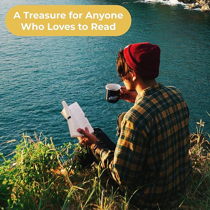 Leather Bookmarks for Men and Women | Quality Mens Bookmark with Scroll & Feather Quill | 2 Vintage Handmade Leather Book Markers for Men Women Book Lovers Readers (7x2) Leather Gift Sovereign-Gear