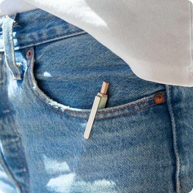 U Brands Cambria Mechanical Pencils, Set of 2, Sage Green, Soft Touch, Medium (0.7 mm) Point, Lead and Eraser Refills