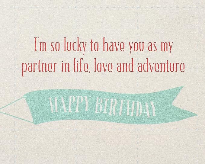 Papyrus Birthday Card for Husband (Partner in Life)