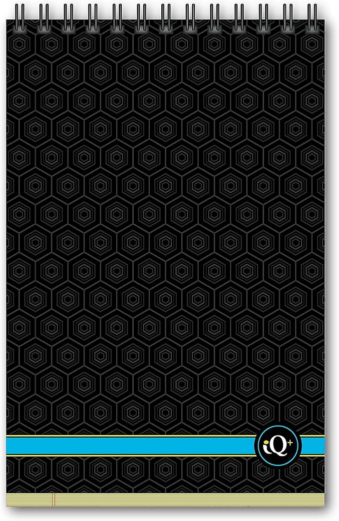 iScholar iQ+ Premium Writing Pad, Canary, 6" x 9", 140 Sheets, Double-Wire (69120)