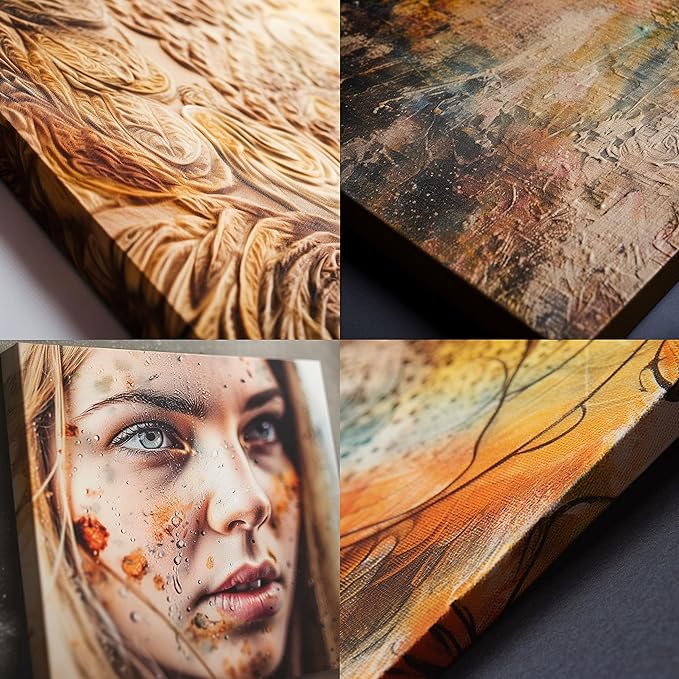 Premium Polyster Matte Canvas Roll, Quick Dry, Wide Format Inkjet Printer Compatible, Perfect for Fine Art, Photography, Giclée Printing, Archival Quality Prints. (36"x100' 200gsm Polyester)